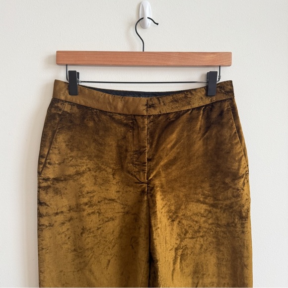 RAG & BONE • Poppy Velvet Trousers in Olive - Picture 4 of 12